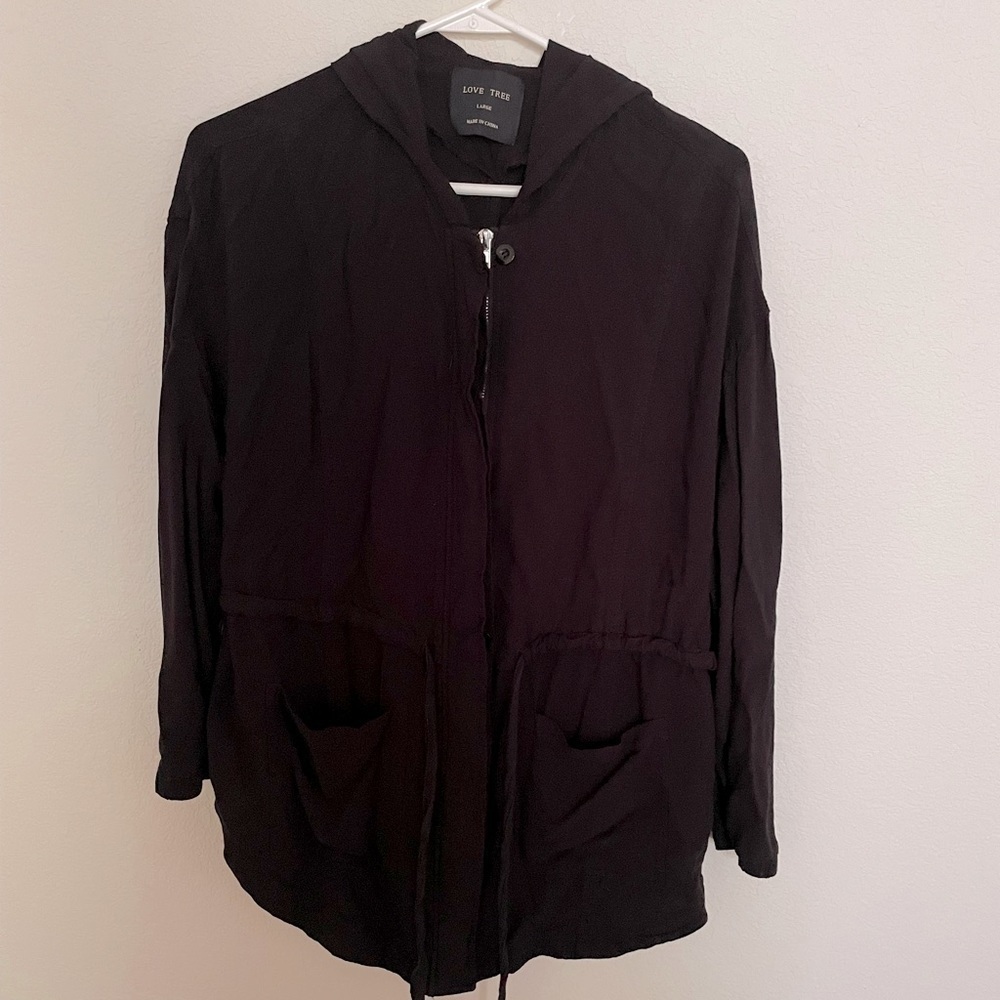 Love Tree soft hooded lightweight jacket
